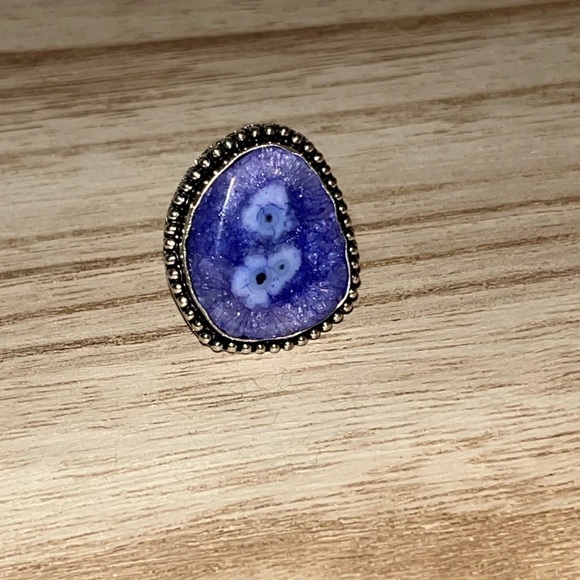 Solar Quartz Genuine 925 Ring, NWT - Picture 8 of 10